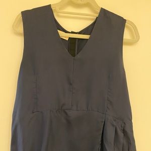 Marni navy silk navy sleeveless blouse-like new!